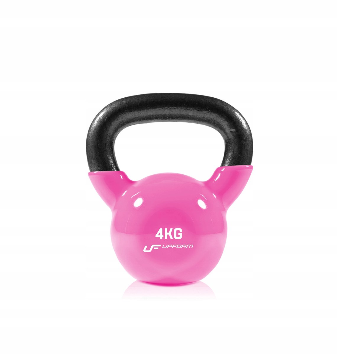 UpForm - Kettlebell UFKV04 - 4 kg - gietijzer met vinylcoating - roze