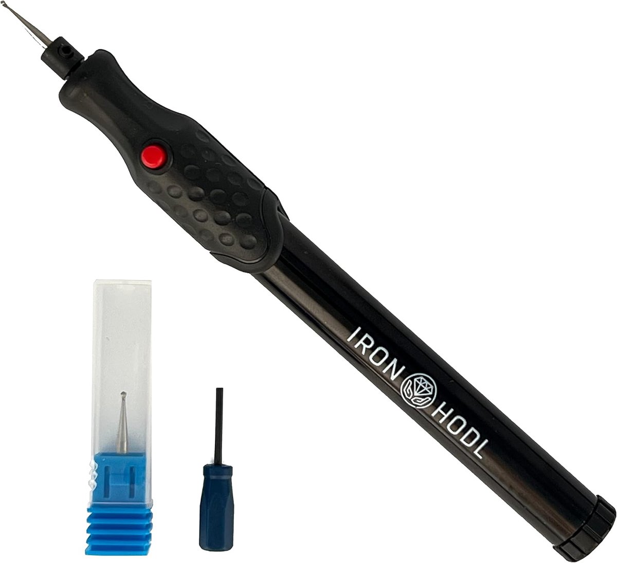 SnelShoppen - Elektrische Graveerpunt voor Metaal, Keramiek, Glas - 2 AAA Batterijen - Hoogwaardige Graveer Pen voor DIY Sieraden en Hangsloten - Zwar