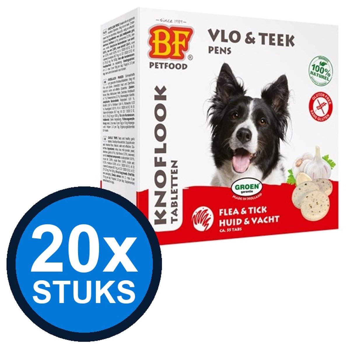 20x Biofood - Anti-vlo tabletten pens 55st
