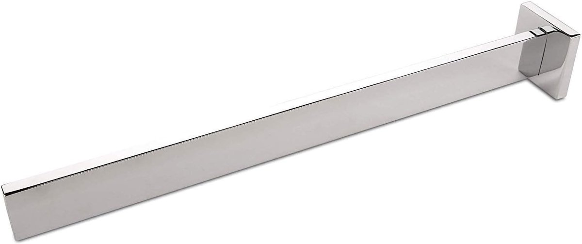 SnelShoppen - 2 Stuks Handdoekrek Aluminium Chroom Geplateerd 325 mm Inclusief Bevestigingsset voor Wandmontage, Perfect voor Badkamer en Keuken