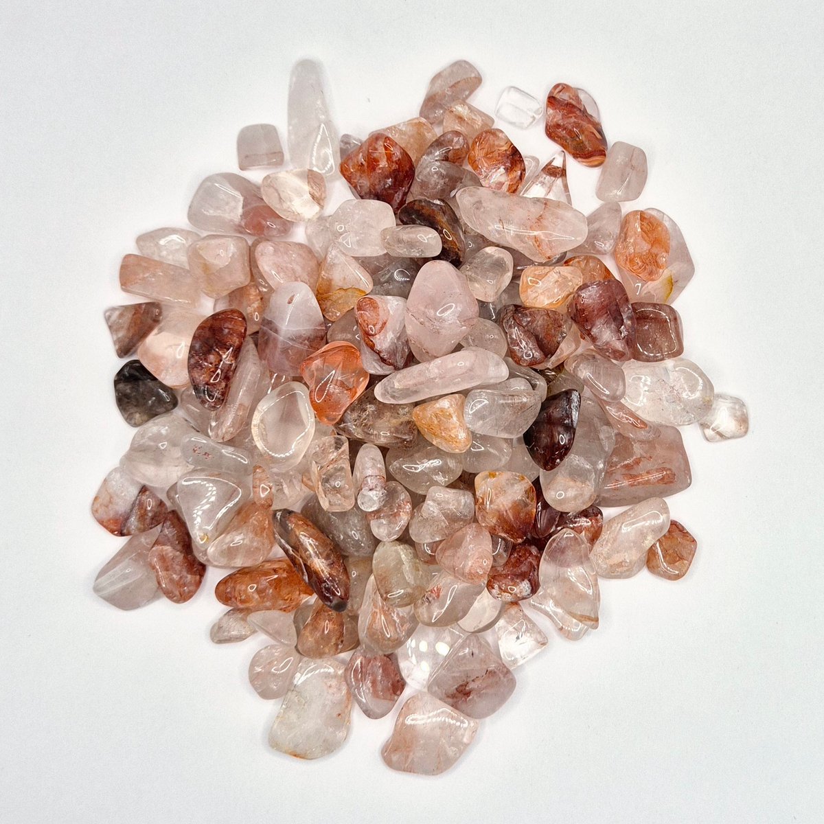 Edelsteen Fire Quartz Chips Trommelstenen 1-3cm (100 gram)