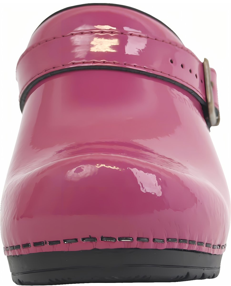 Sanita klompen Freya fuchsia lak | Maat : 35 | Medische Klompen