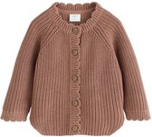 Next - Meisjes - Gebreid babyvestje - Bruin