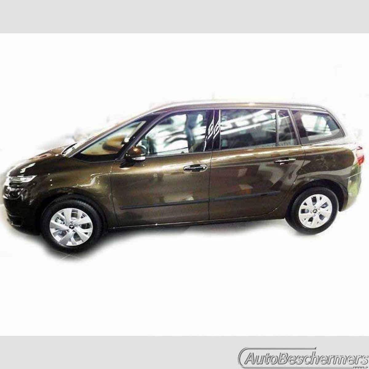 Stootlijsten set zwart voor Citroen C4 Grand Picasso 09.2013-. De stootstrips zijn zelfklevend. Set a 4 stuks (#1416)