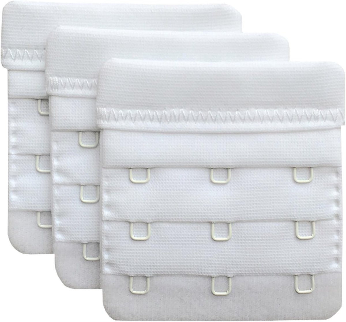 Driedelige Bh-extensies voor Vrouwen met 3 Haakjes, Verlenging voor Comfort en Pasvorm, 6cm x 5.8cm