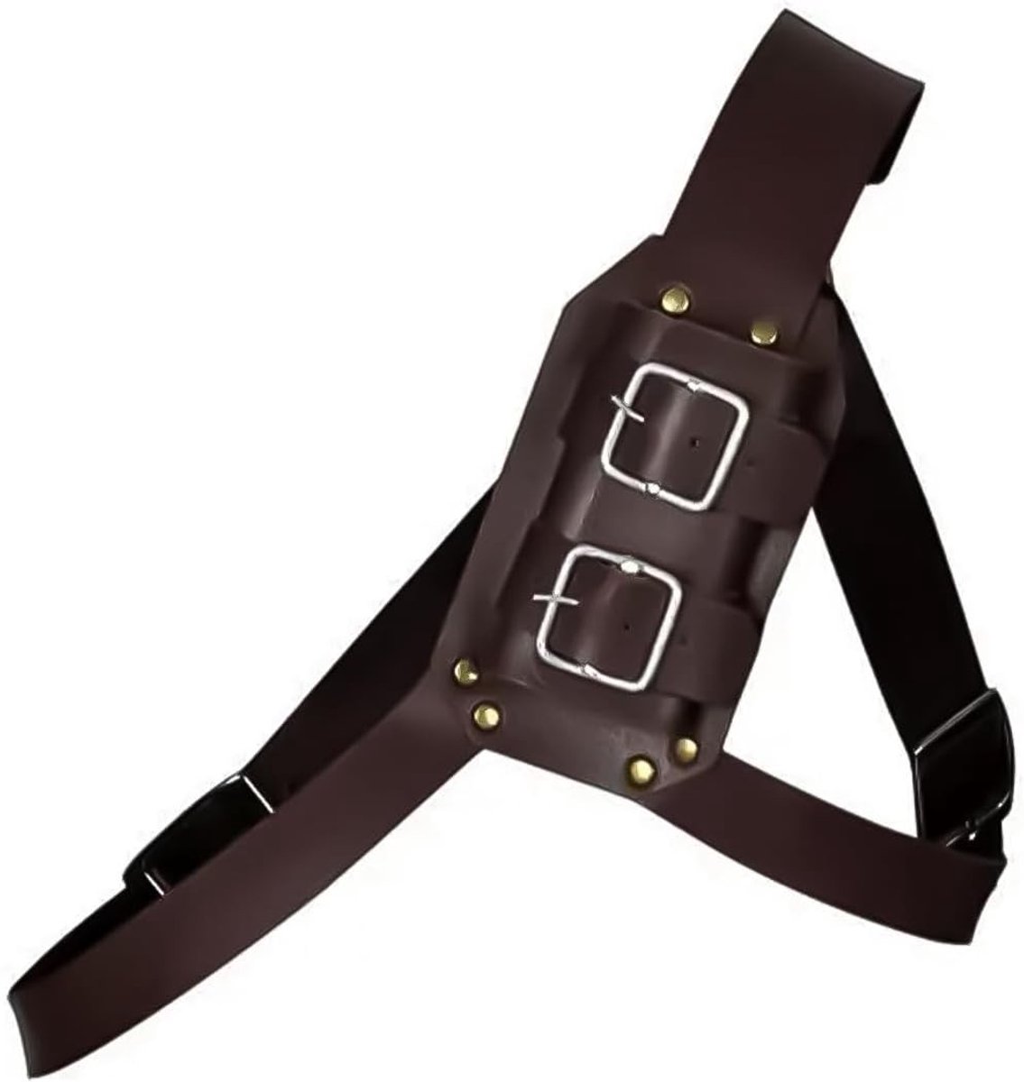 Verstelbare Retro Zwaarden Hoes van PU Leer, Lange Zwaarden Frog Houder met Rugband voor Halloween en Cosplay Kostuums