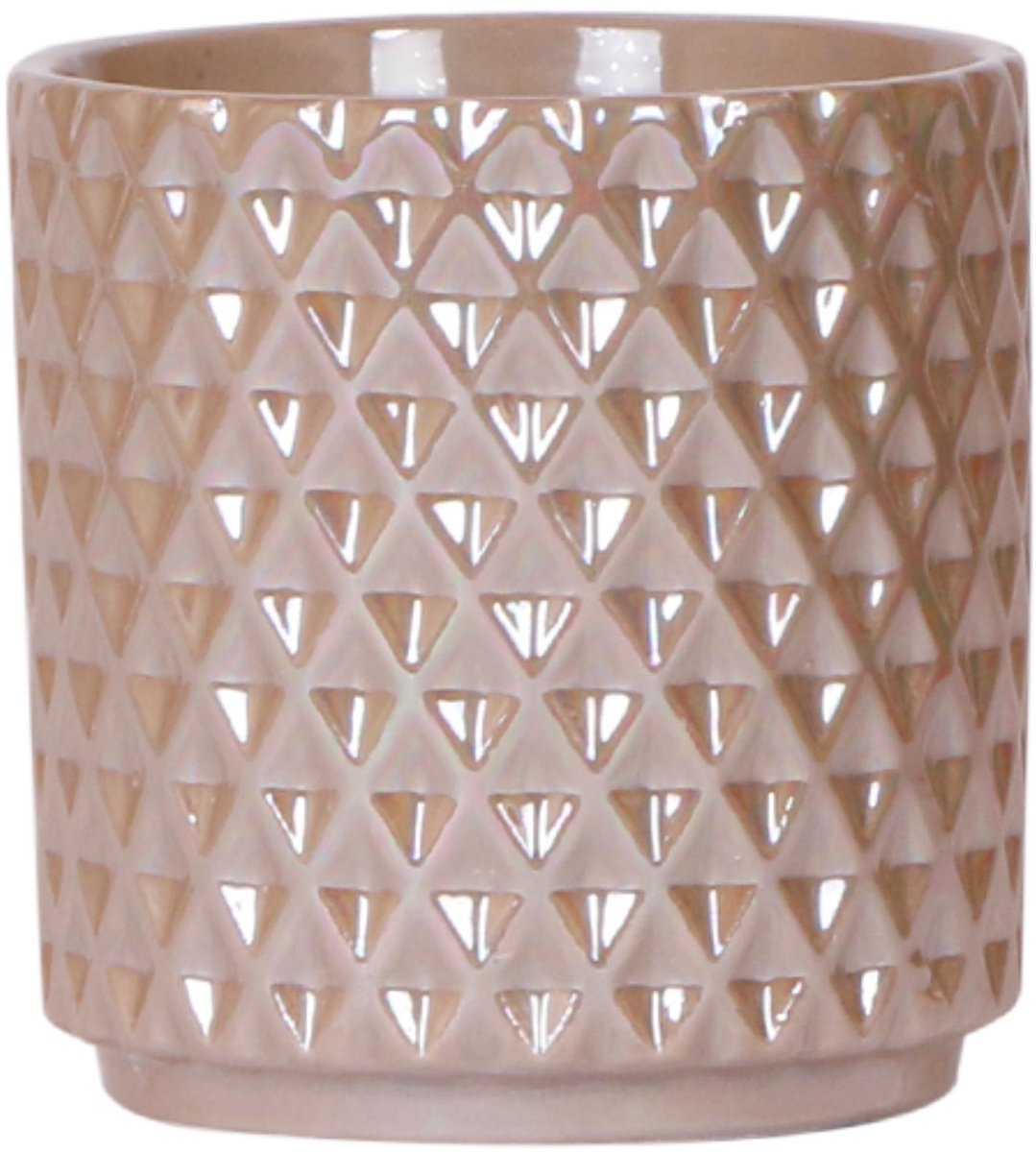 Kolibri Home | Diamond pearl sierpot - Sand - Ø9cm