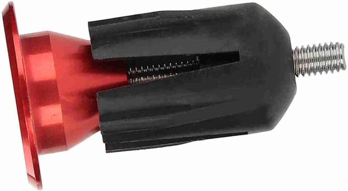 Fietsstuur Eindpluggen - Stuurdop Onderdelen - Fiets Beschermen - Aluminium Legering - 2 stuks - Rood