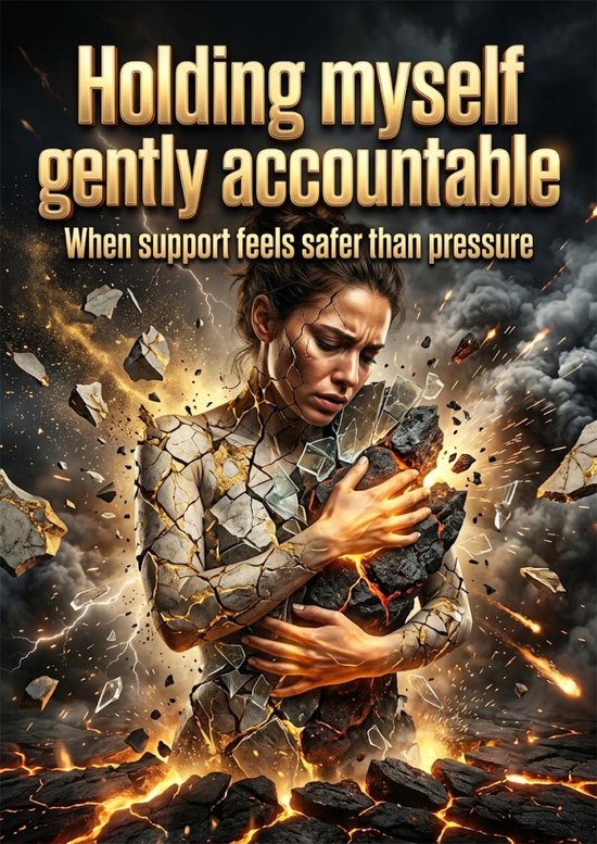Holding myself gently accountable - cover