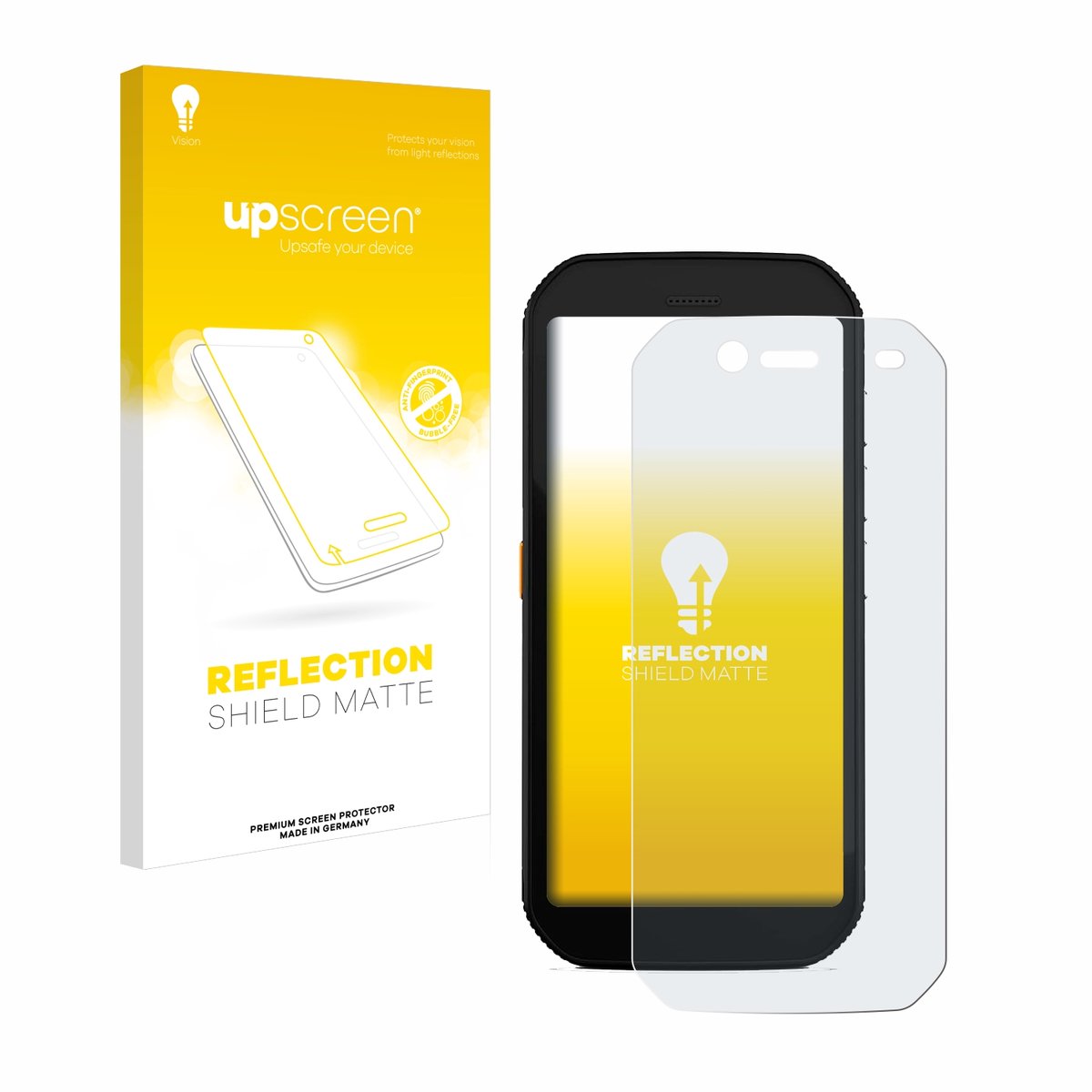 upscreen - Screenprotector voor Caterpillar Cat S42 H+ - Folie Beschermfolie anti glare matte