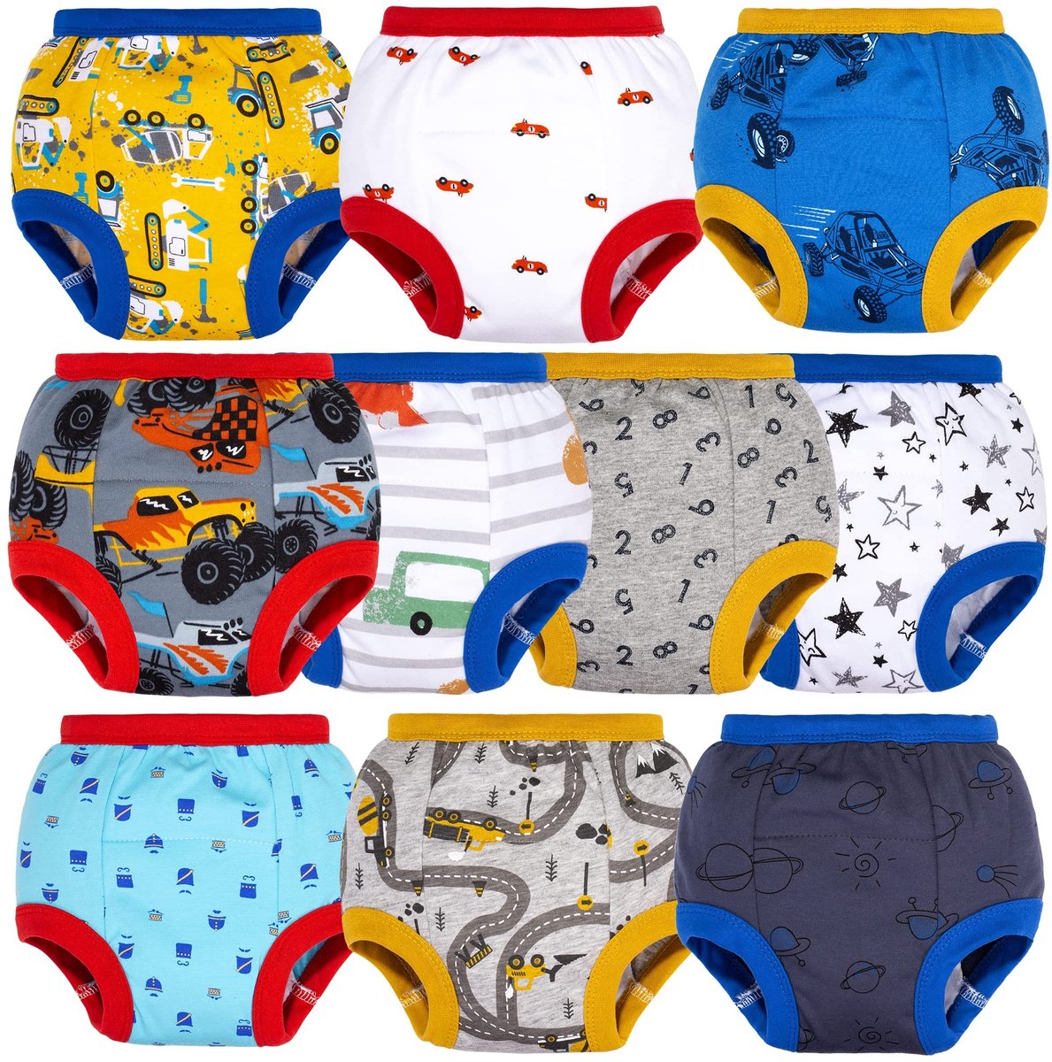 Omgoods - Kindertailletraining Broekjes - 100% Katoen - Roze - 10 Stuks - 12M-5T