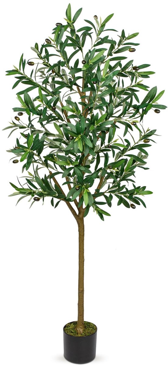 Omgoods - Kunstmatige Olijfplant 150 cm - Realistisch in Pot