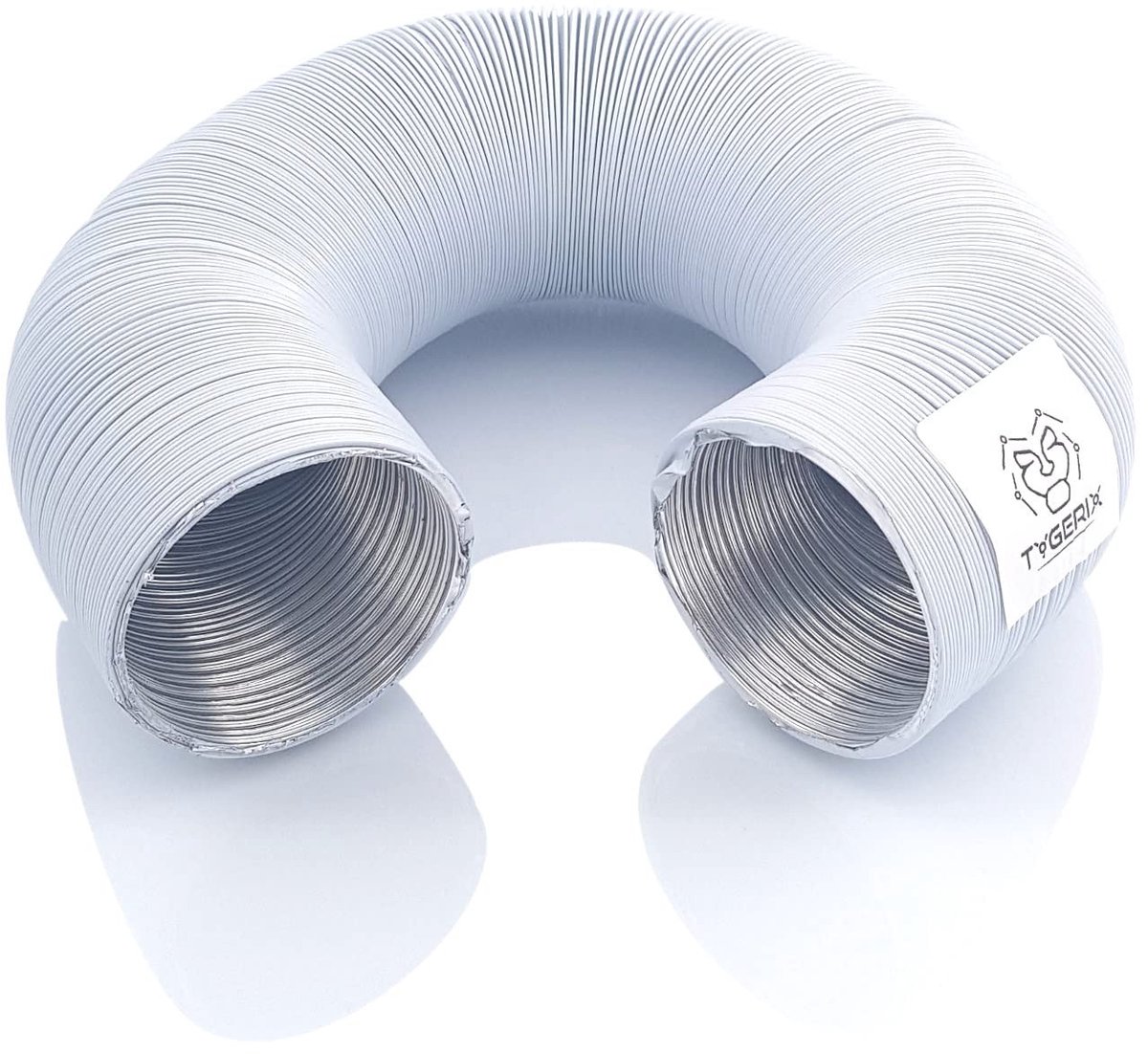 Omgoods - Flexibele Aluminium Slang - 60 mm, 1.2 m Uitbreidbaar