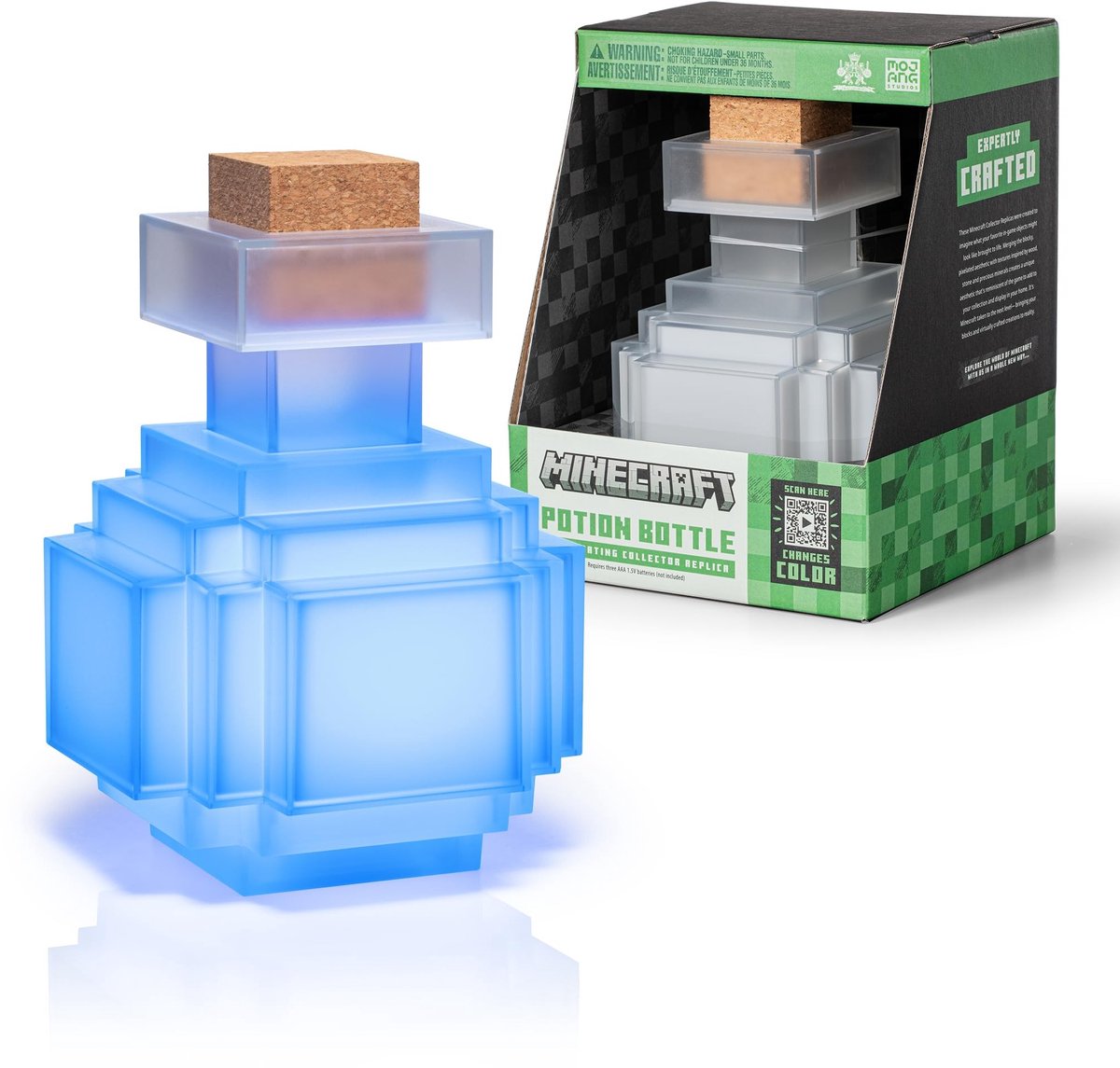 Omgoods - Minecraft Illuminerende Drankfles, 16 cm