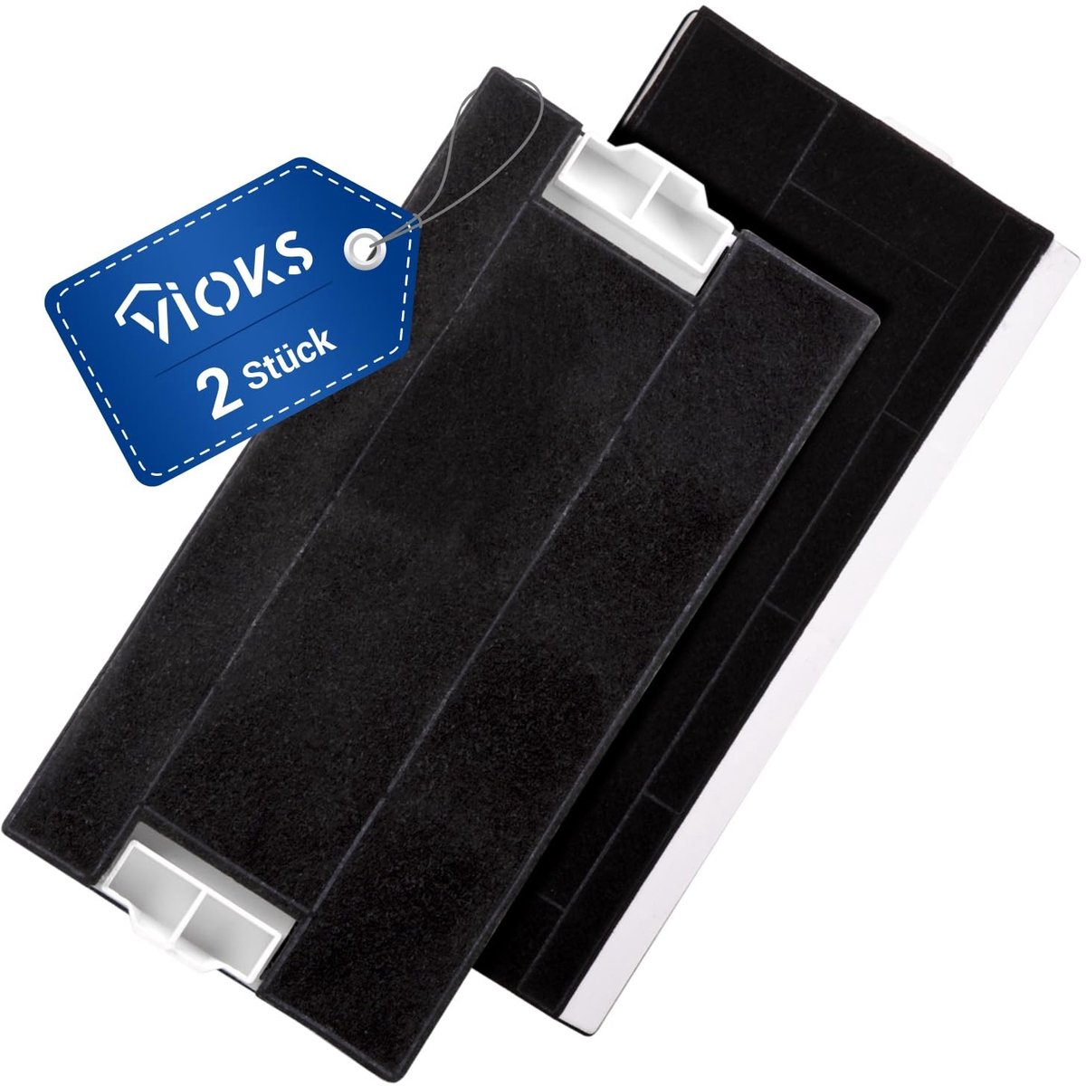 Omgoods - 2x Actieve Koolstoffilter voor Afzuigkap - Vervangfilter voor Diverse Merken