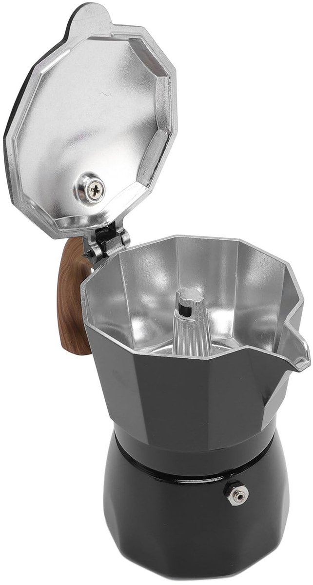 Omgoods - Koffie Pot - Aluminium voor Evenredige Warmteverspreiding - Ideaal voor Reizen