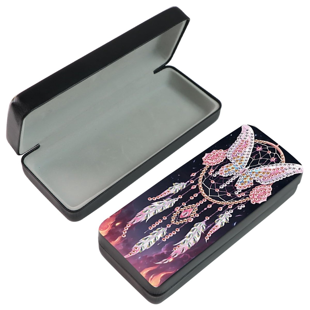 Omgoods - Diamond Painting Brilhoes - Harde Opbergdoos voor Zonnebrillen en Accessoires