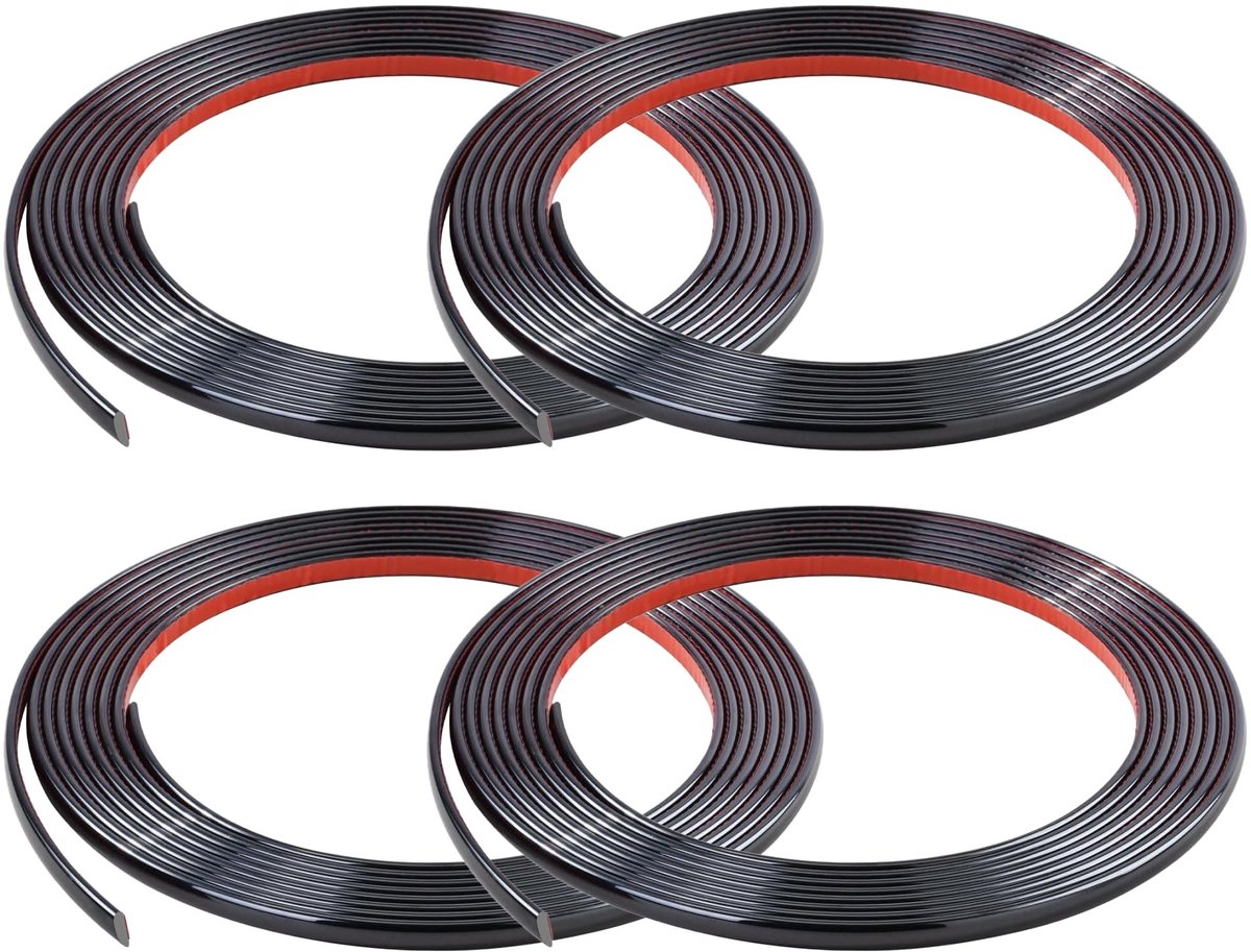 Omgoods - Zwart Flexibel Decoratief Trim Strip - Zelfklevende Randen voor Meubels