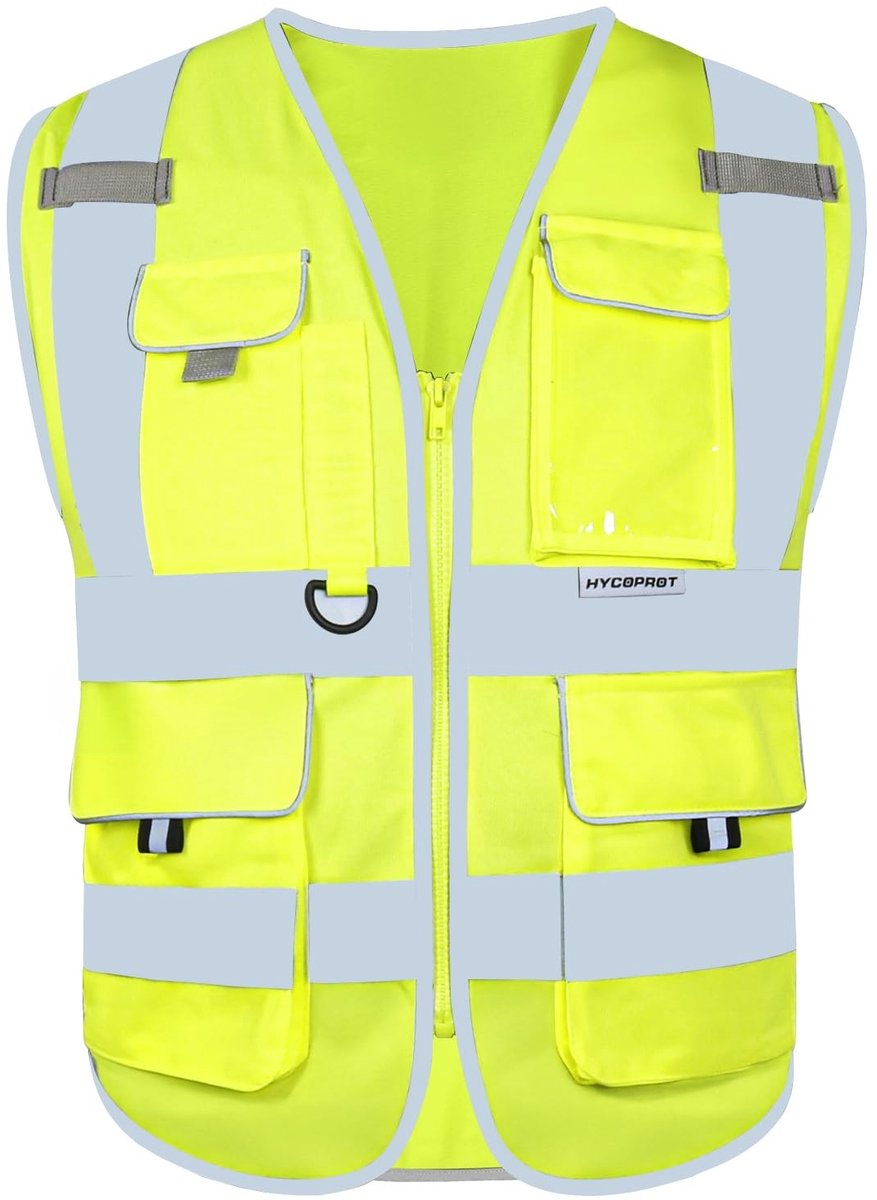 Omgoods - Reflecterend Veiligheidsvest - Hoogzichtbaar voor Werk en Activiteiten