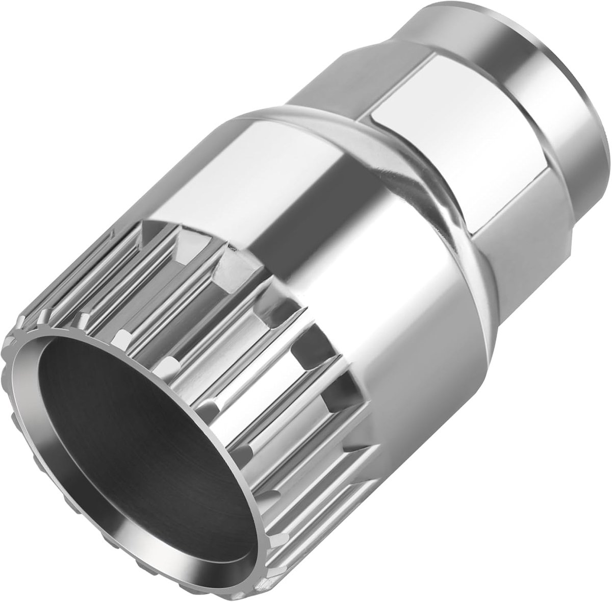 poeland Bike Bottom Bracket Removal Tool, Cartridge Trapas Wrench, Standaard 20-tand Fiets BB Remover Gereedschap (Zilver)