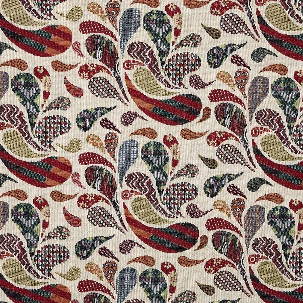 Omgoods - Jacquard Gobelin Bekledingsstof - 100 cm x 280 cm Multicolor