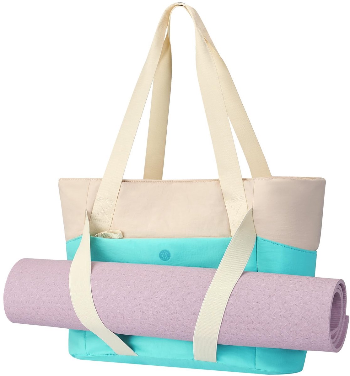 Omgoods - Sporttas met Rits en Yoga Mat Straps, 7 Opbergvakken