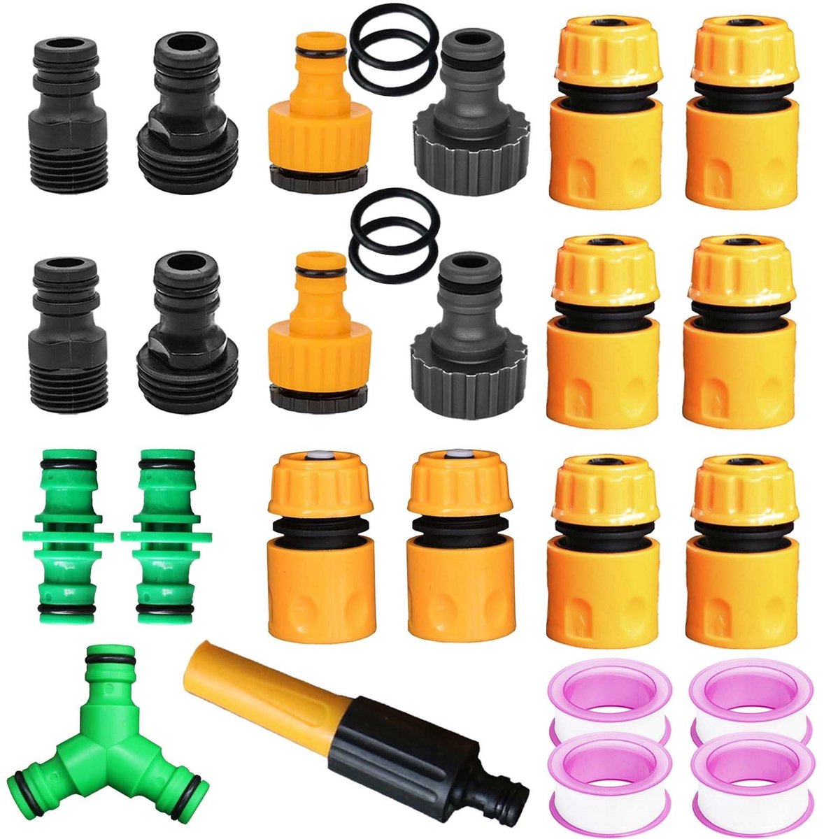 Omgoods - Tuinslang Koppeling Set van 20 Stuks voor Irrigatie