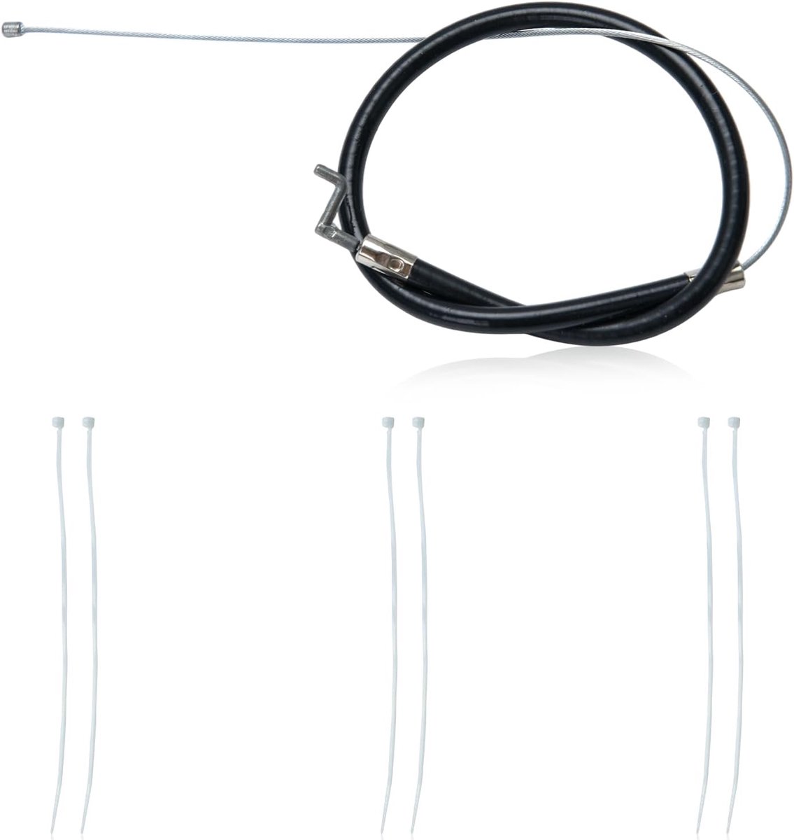 geschikt voor Stihl HT70 FS85 FS75 HT75 KM85 grastrimmer, gaskabel met kabelbinders, vervanging voor OEM 41371801107, 4137 180 1107