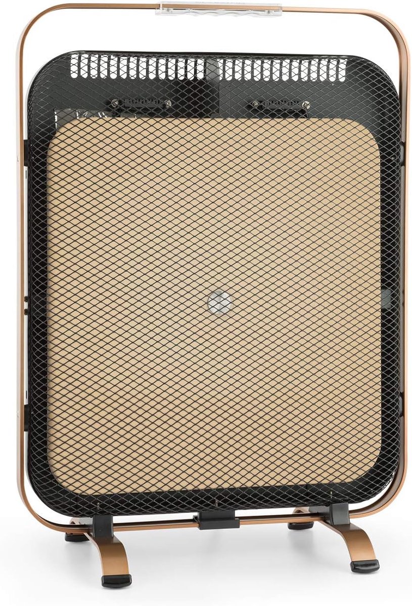 SnelShoppen - Infraroodverwarming met Thermostaat, 1300 Watt Elektrische Heater met Marmer Warmteopslag, Ruimtebesparende Mobiele Verwarmer met Vorstb