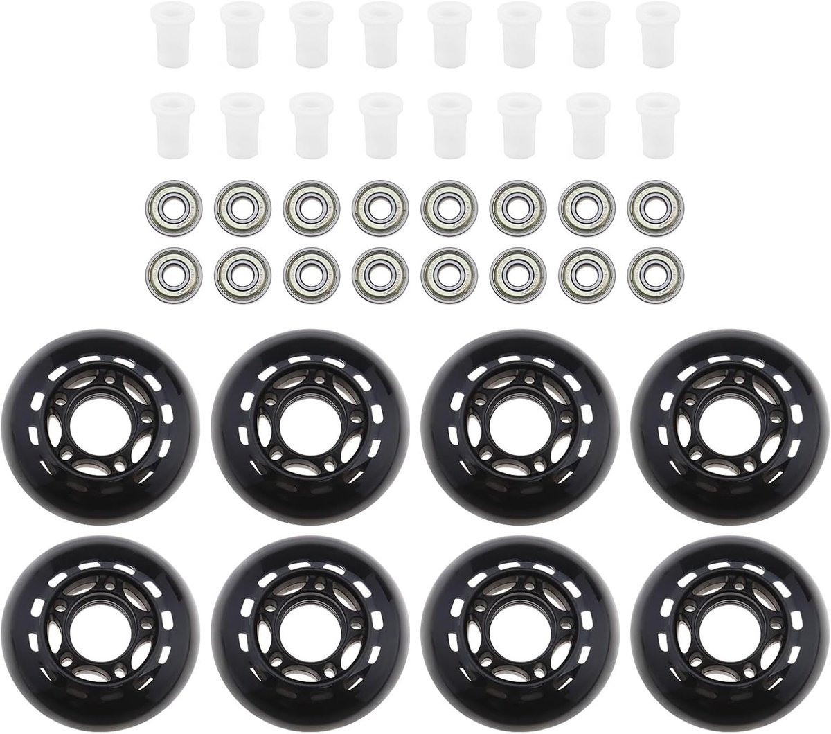 Wielen met lagers ABEC-7 rolschaatswielen bagagewielen steunwielen trainingswielen voor indoor outdoor skaten