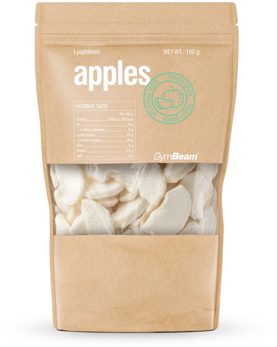 GymBeam Gevriesdroogde appels 100 g