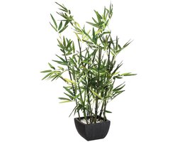 Omgoods - Wellhome Kunstbamboe in Pot - Realistische Planten voor Binnen en Buiten