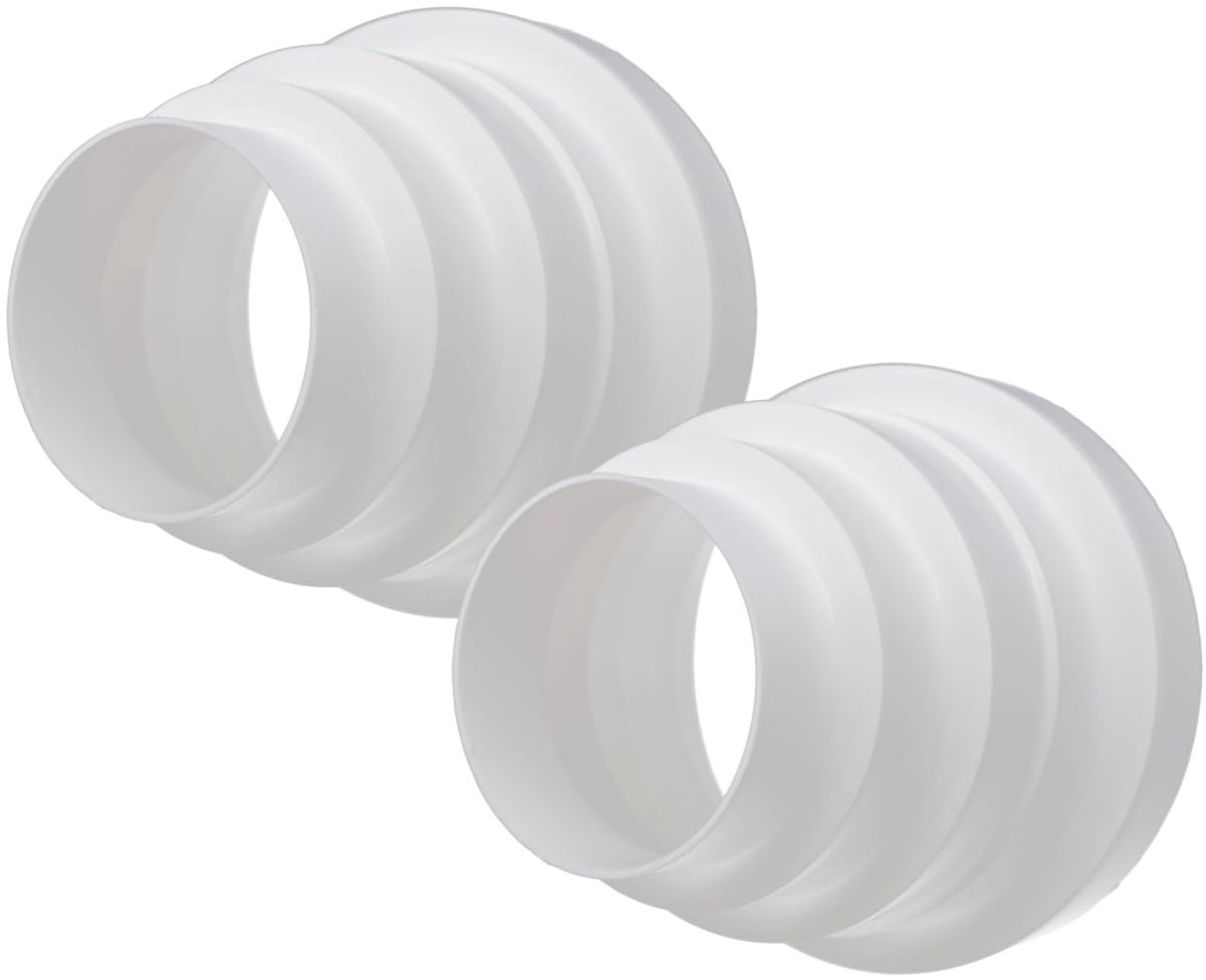 Omgoods - Set van 2 Universele Pijp Reducers voor Ventilatie - PVC Adapter 80-150 mm