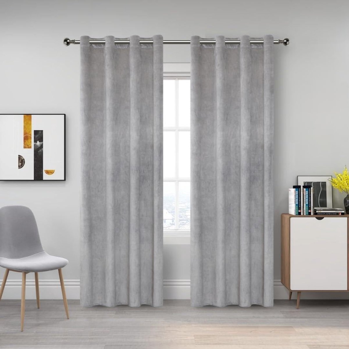 Gerbera Elegante Gordijnen met Oogjes - 2 Stuks, Beige