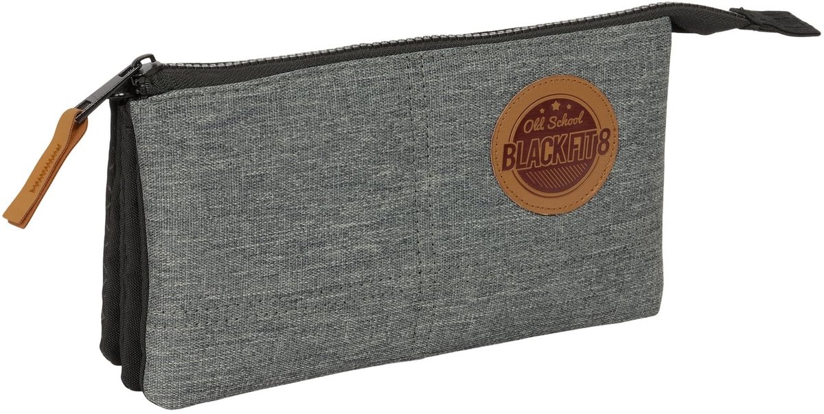 Omgoods - BLACKFIT8 Old School Driehoek Pennenzak - Duurzaam en Ruim