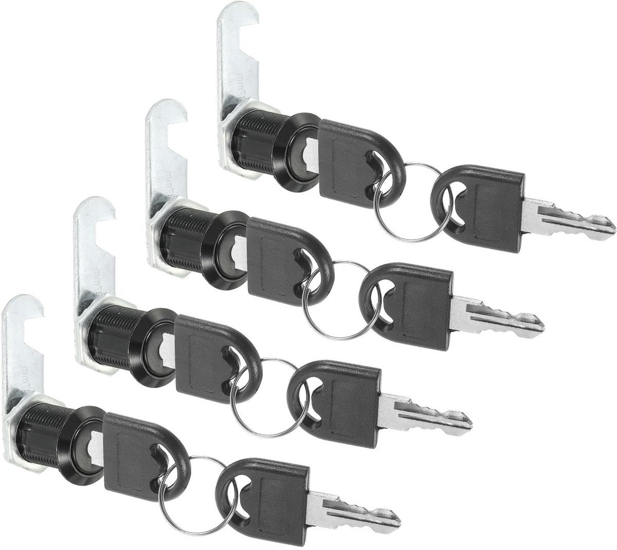 Omgoods - Kastlade Lock met Sleutels - 4 Stuks Beveiligingsslot voor Meubels