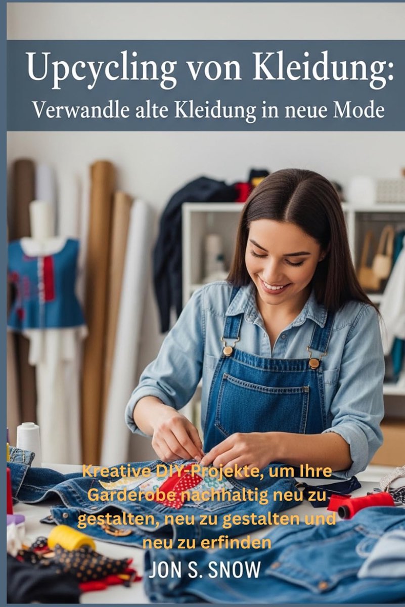 von Kleidung: Verwandle alte Kleidung in neue Mode: Kreative DIY-Projekte, um Ihre Garderobe nachhaltig neu zu gestalten, neu zu gestalten und neu zu erfinden