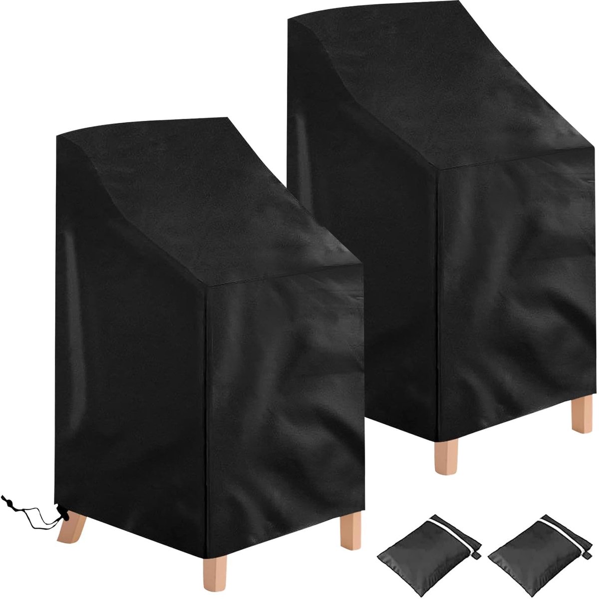 Omgoods - Set van 2 Tuinstoelhoezen Waterdicht en UV-bestendig