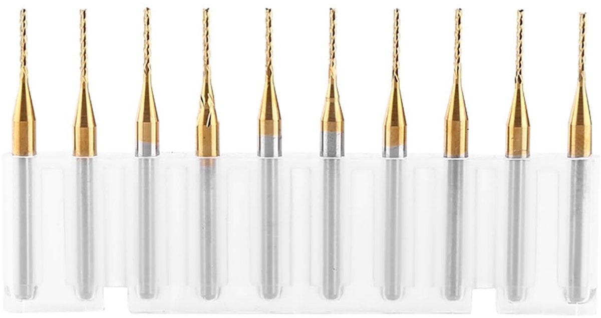 Omgoods- Frees 10pcs - Tungsten Carbide - Snijgereedschap - Rotonde Freesbits - Harde Staal - Hoge Precisie - Scherpe Snijkanten - Freesbit