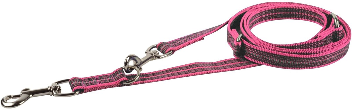 Omgoods - Verstelbare Rubber Hondentuig - Roze, 230 cm
