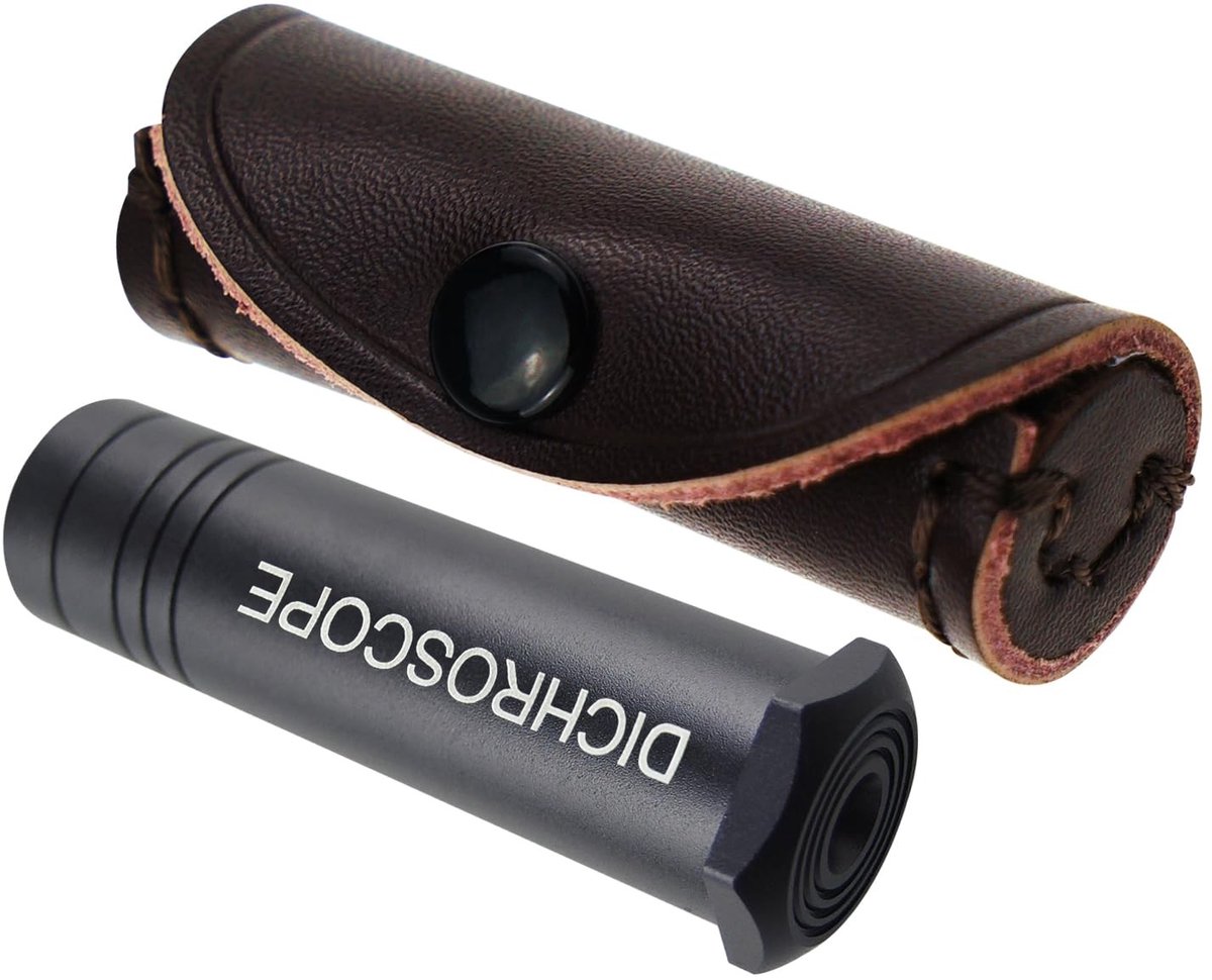 Omgoods - 60mm Magnifier Calcite Dichroscope - Voor Gemstone Identificatie