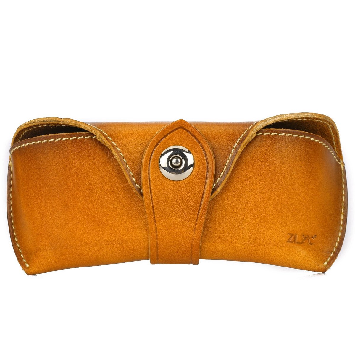 Omgoods - Retro Classic Bril Etui voor Mannen - 100% Echt Leer