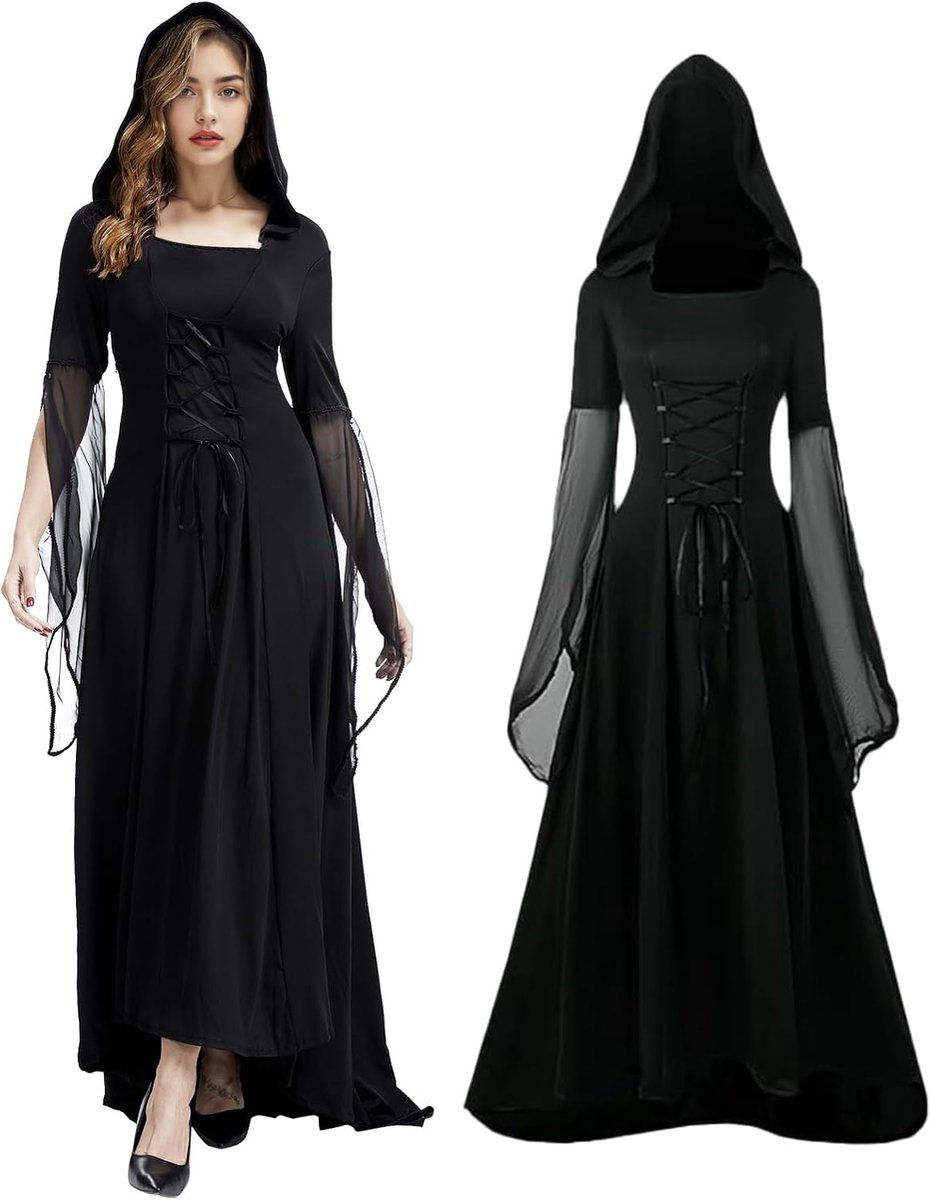 kleding voor dames, renaissancekostuum voor dames, gothic-jurk voor