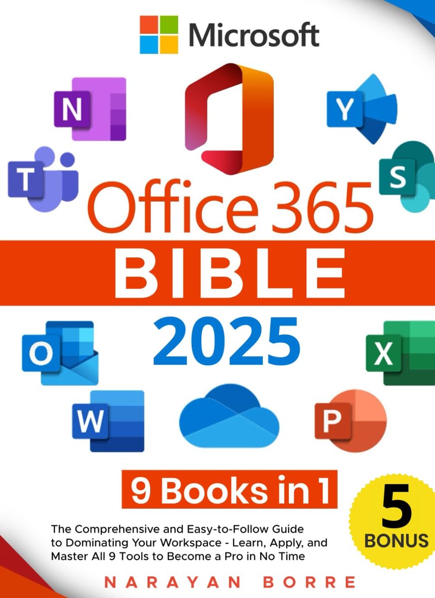 SnelShoppen - Microsoft Office 365 Bijbel: 9 Boeken in 1, Uitgebreide Gids voor Kantoorproductiviteit, Leer en Beheers Alle 9 Tools voor een Professio