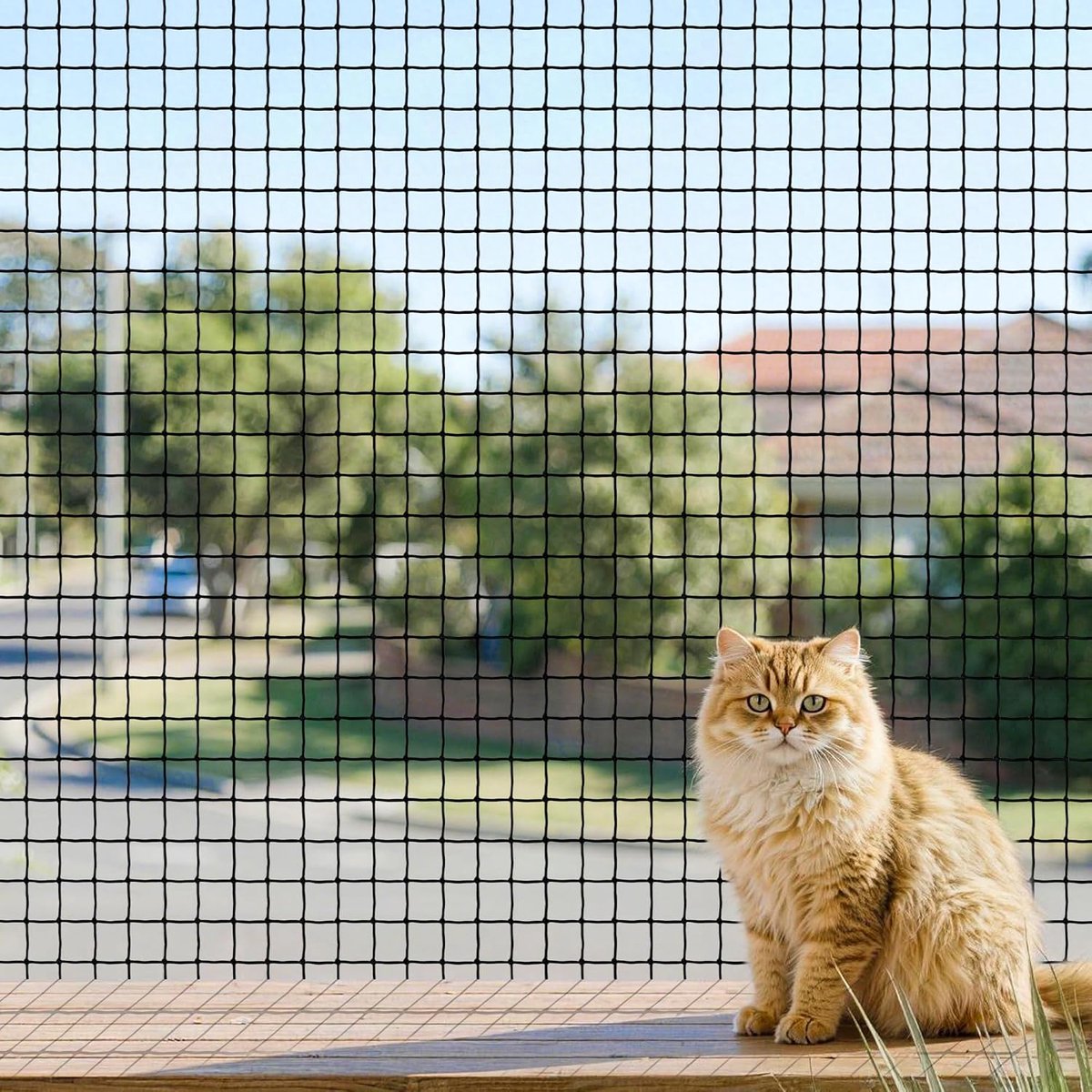 balkon, 4 x 3 m en 6 x 3 m, kattennet voor balkon, katten