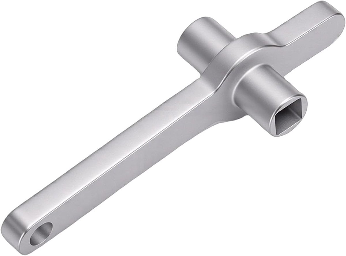Radiator Ontluchtingssleutel - Ontluchtingssleutel Vierkant - Radiator Ontluchten - Dubbele Metrische Maten - 5x5mm - Zilver