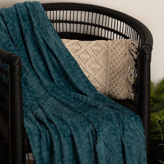 Russle - Woondeken Plaid groen 125*150cm — afbeelding 2