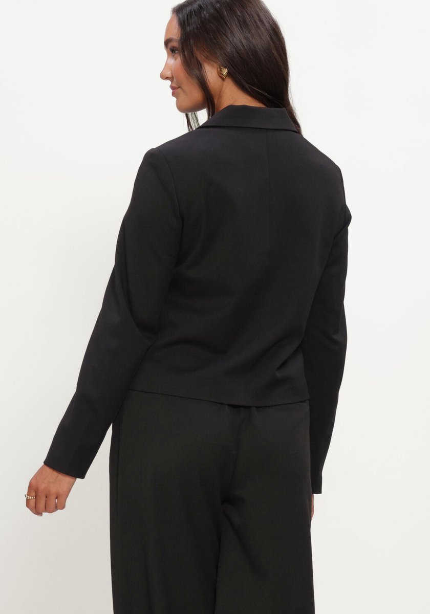 Object Objlisa Re L/s Short Blazer Jacket Noos Blazers Dames - Zwart - Maat 34