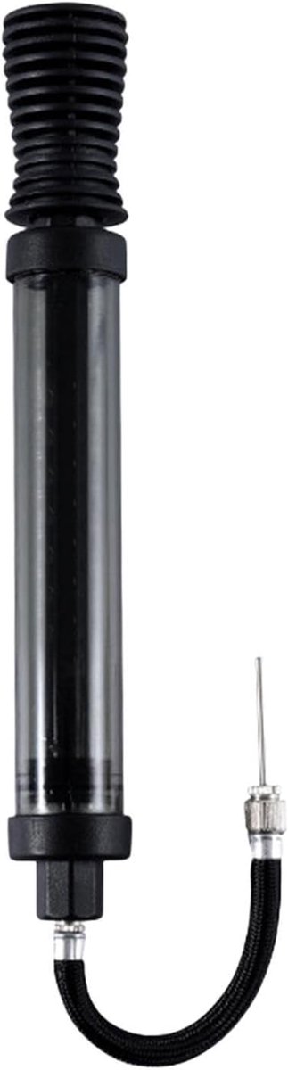 Luchtpomp Voor Ballen - Opblaaspomp Mondstuk - Sportballen Opblazen - Compact Reisvriendelijk - 25 x 4 x 4 cm - Zwart