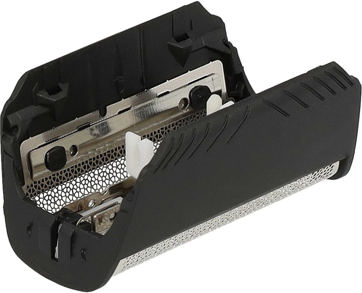 vhbw 1x Dubbele scheerfolie vervanging voor Braun 30B, 30B Mul voor elektrische scheerapparaten + frame, zwart